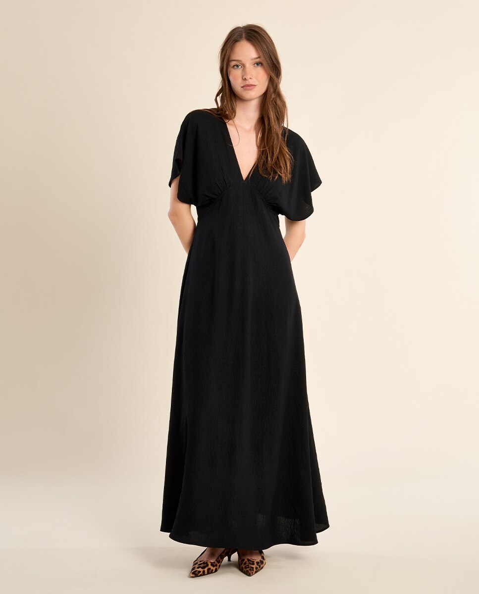 Vestido De Repisse Taille 42 - Robe Longue En Laine Gris - Neuf Sans Étiquettes