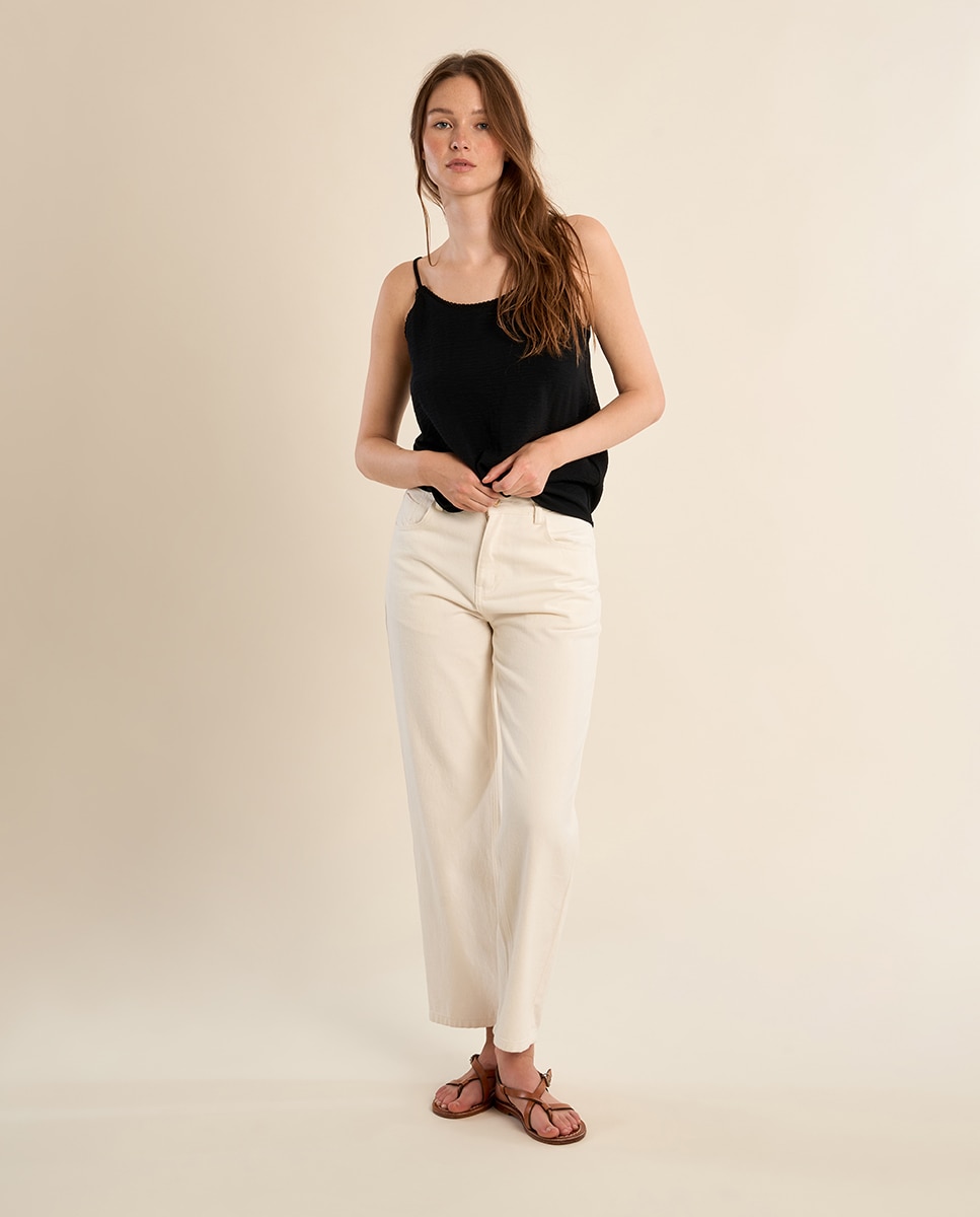 Molly Bracken - Top de mujer lencero de tirantes.
