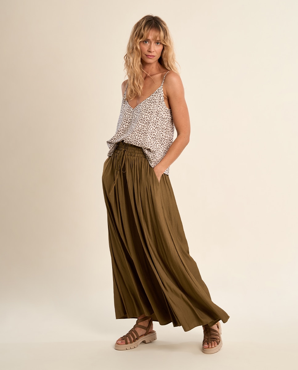 Molly Bracken - Top de mujer de tirantes con estampado.