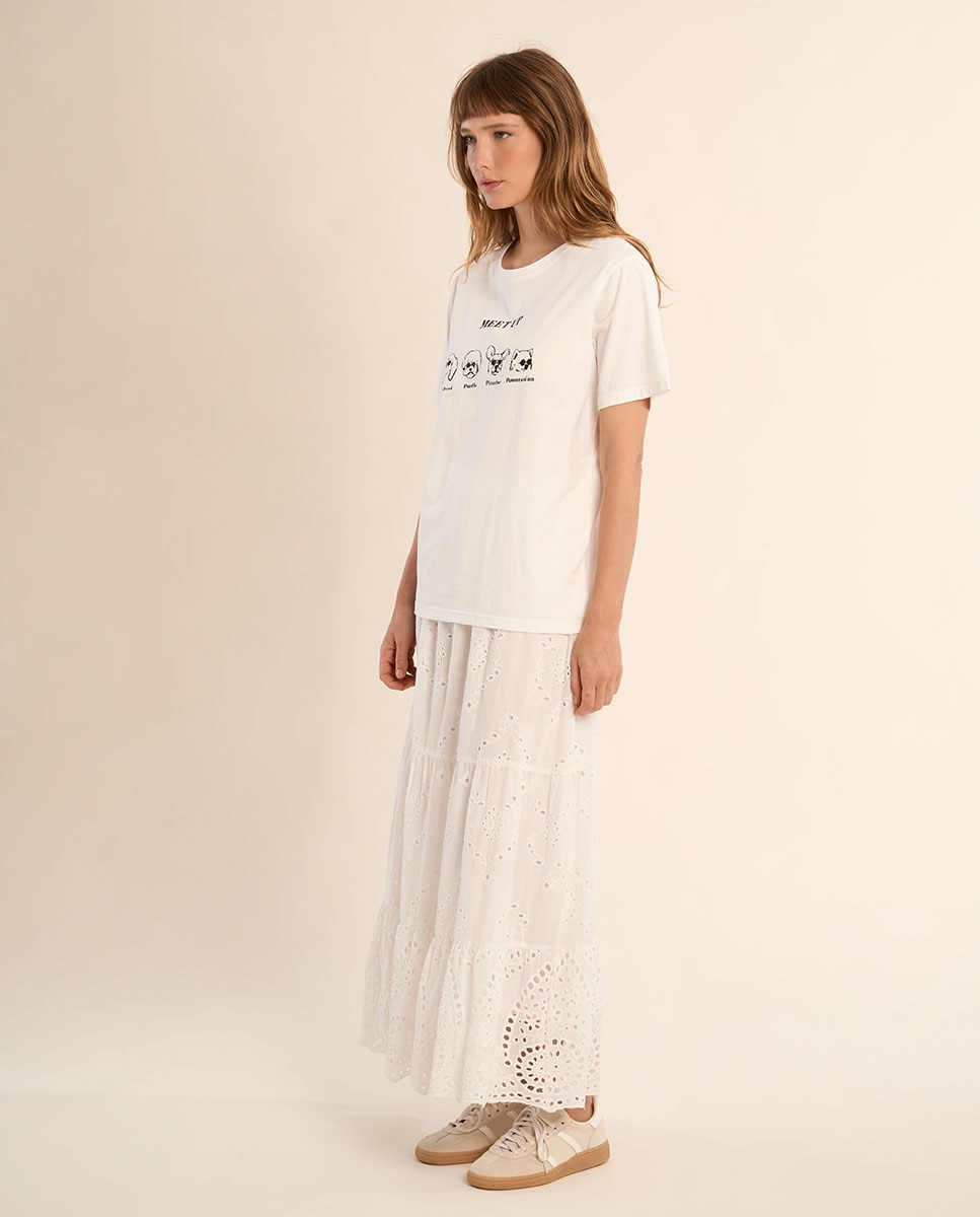 Molly Bracken - Camiseta de mujer con estampado frontal.