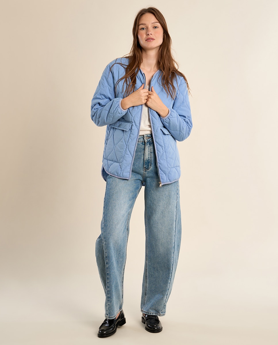 Molly Bracken - Chaqueta de mujer de manga larga en tejido acolchado.