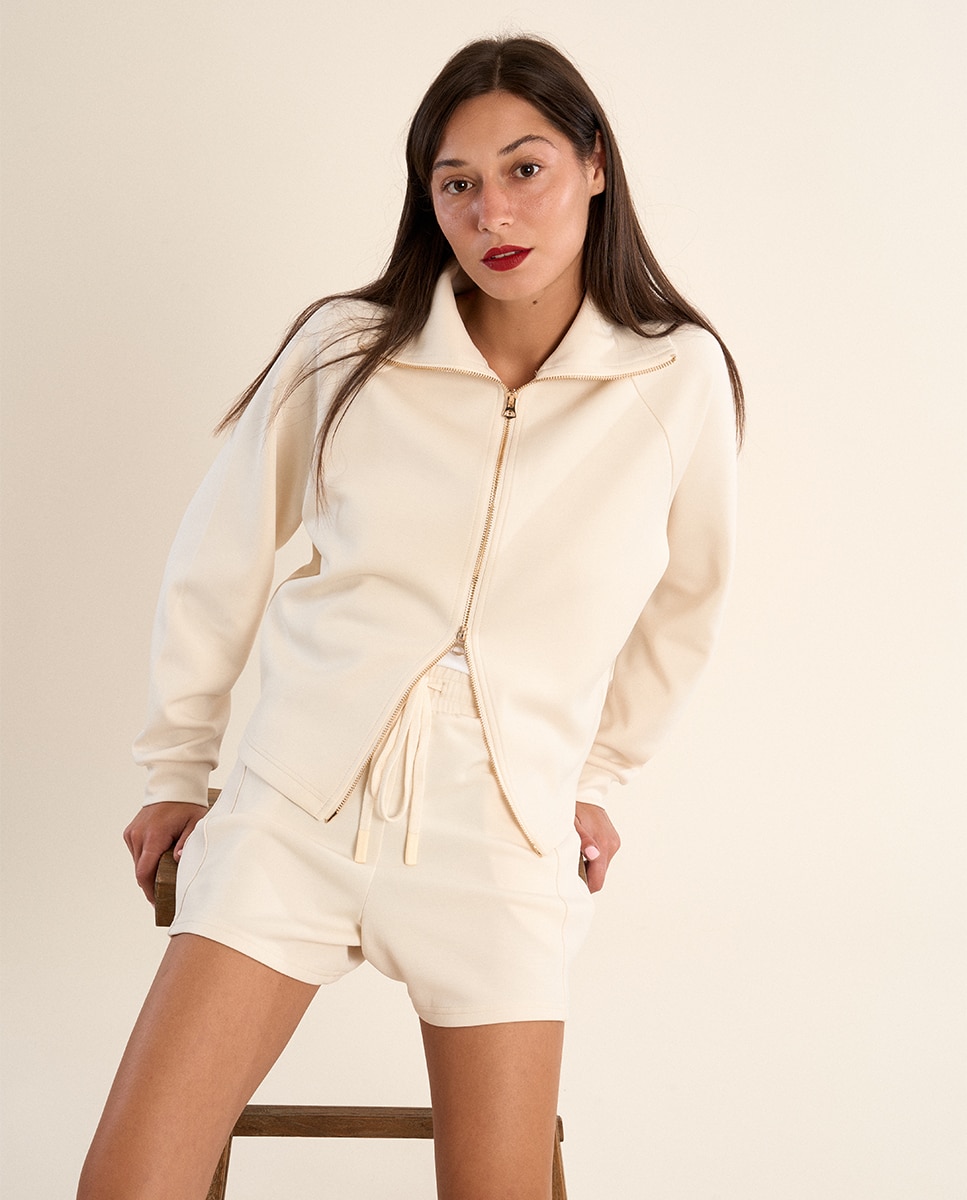 Short de mujer corto, de chandal - Molly Bracken - Crudo Crudo-4