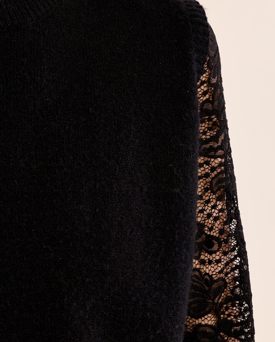 Jersey de mujer sin manga espalda descubierta - Molly Bracken - Negro Negro-5