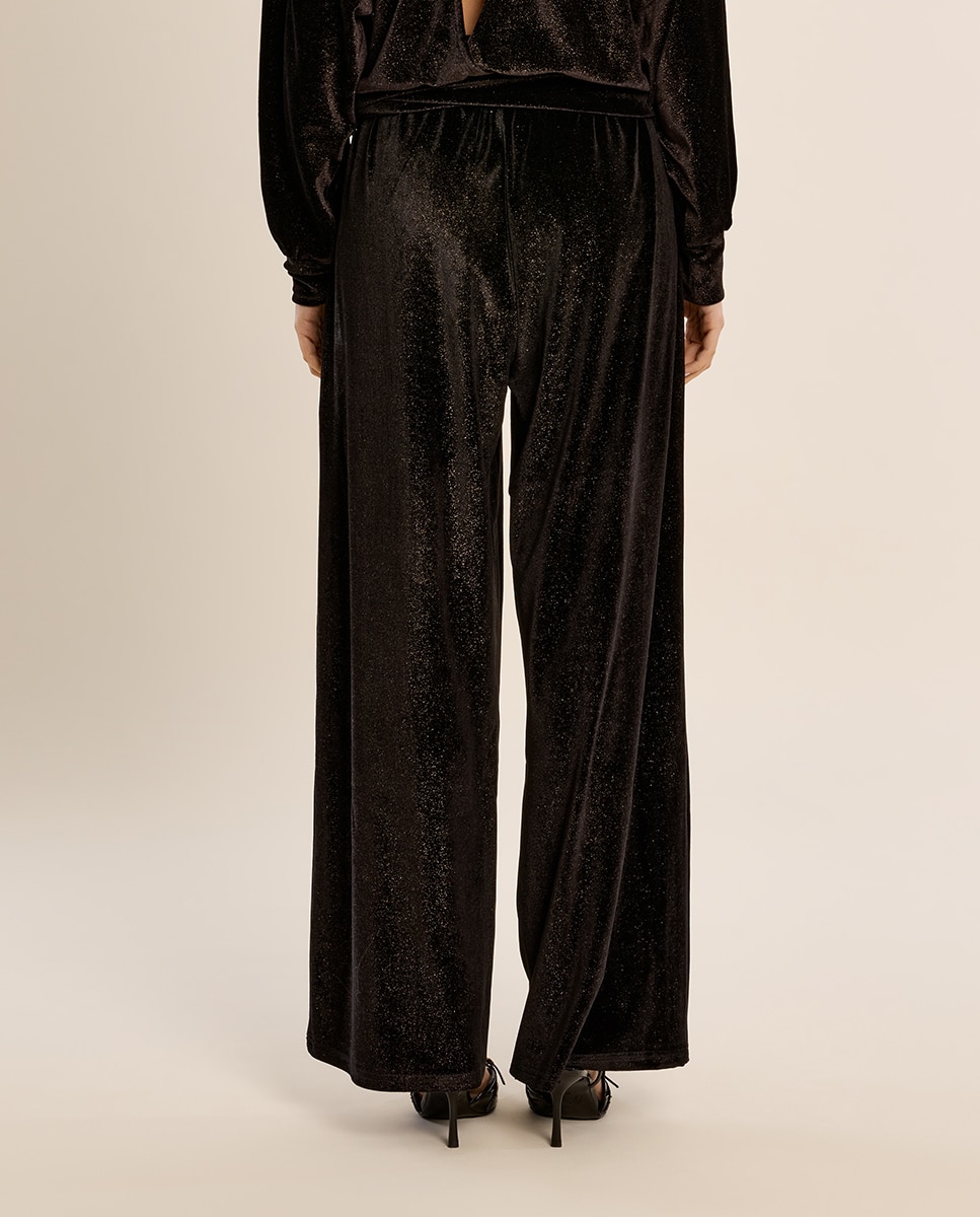 Pantalón de mujer largo de chándal - Molly Bracken - Negro Negro-4