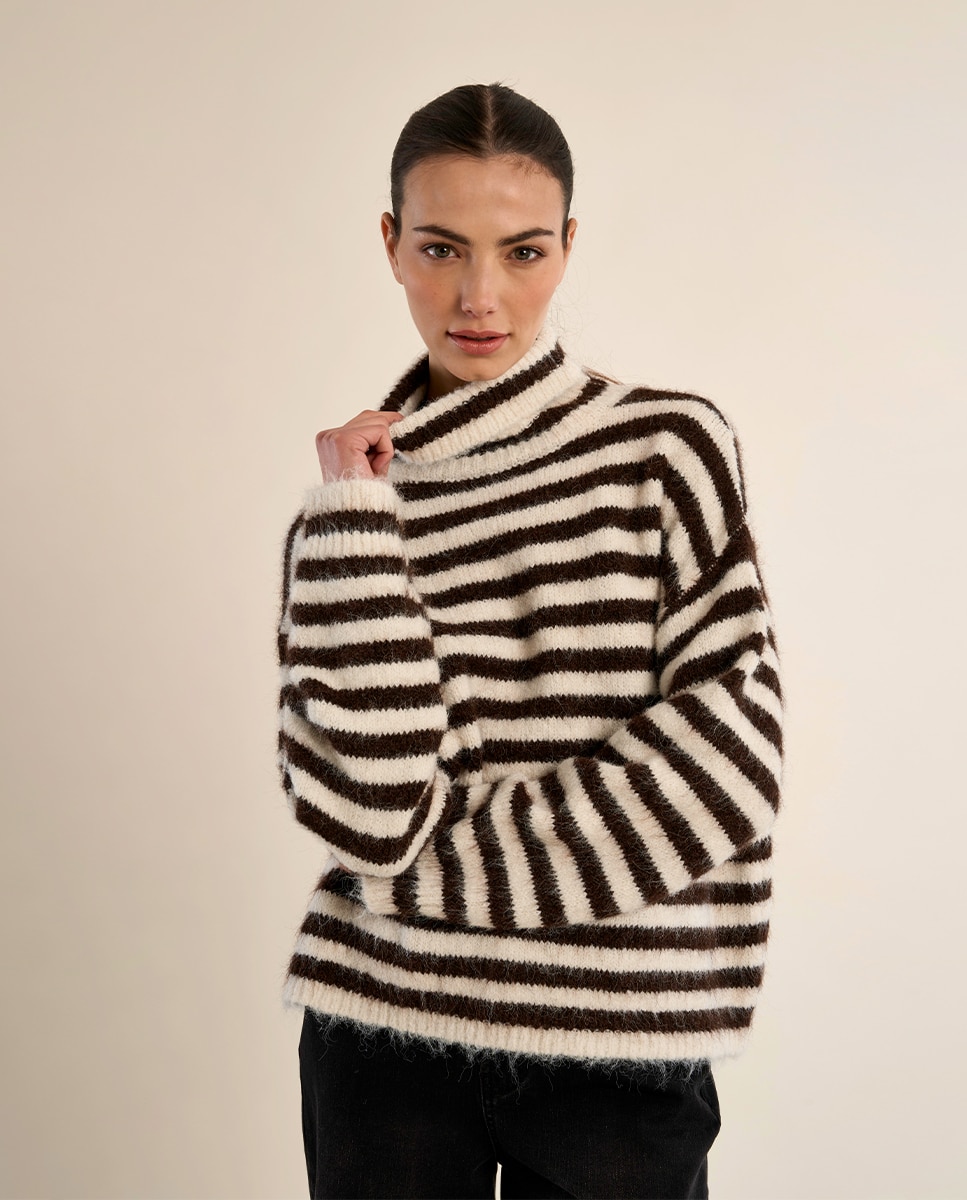 Imagen 3 de Jersey de mujer de manga larga con estampado - Molly Bracken - Crudo Crudo