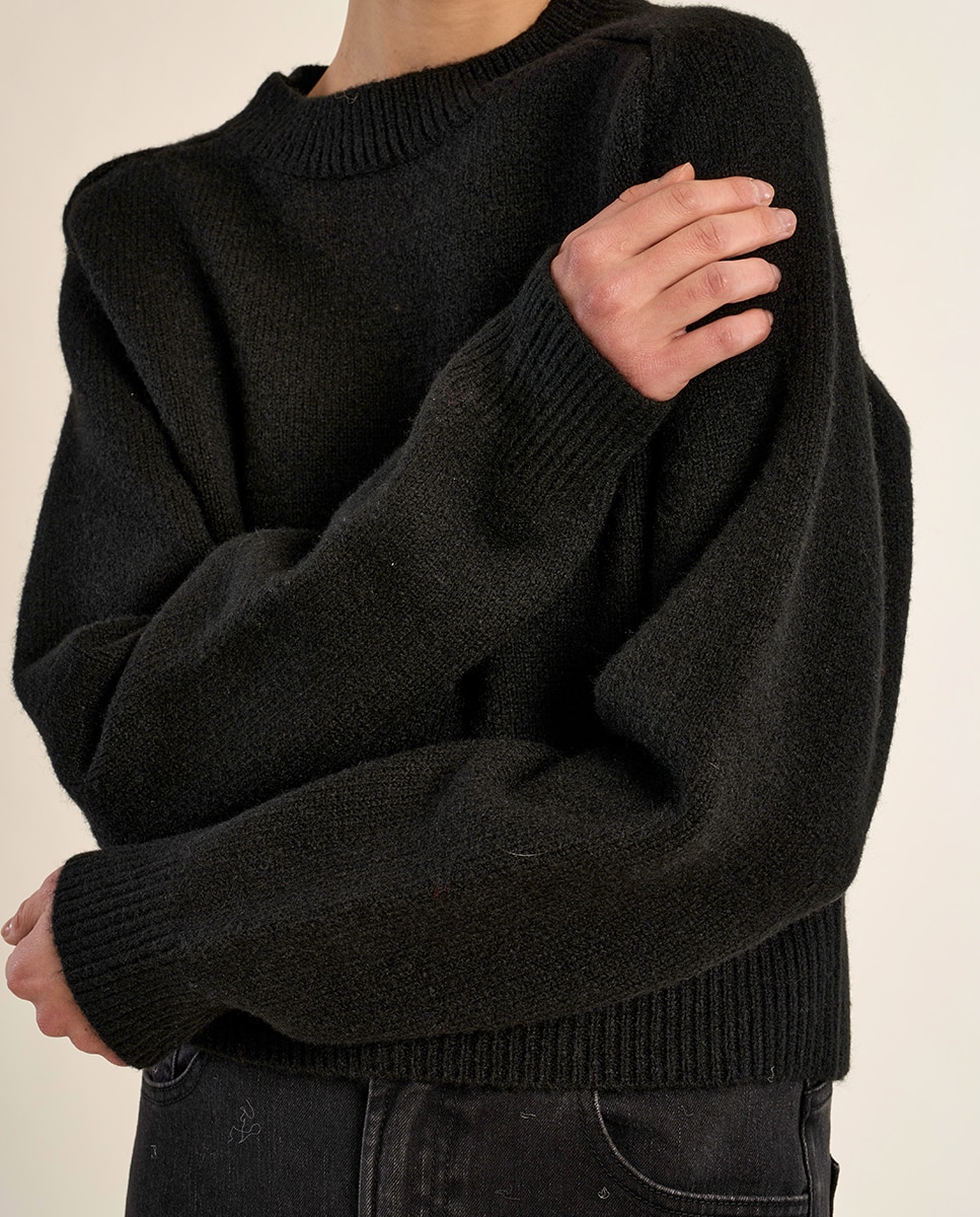 Jersey de mujer liso de manga larga - Molly Bracken - Negro Negro-5