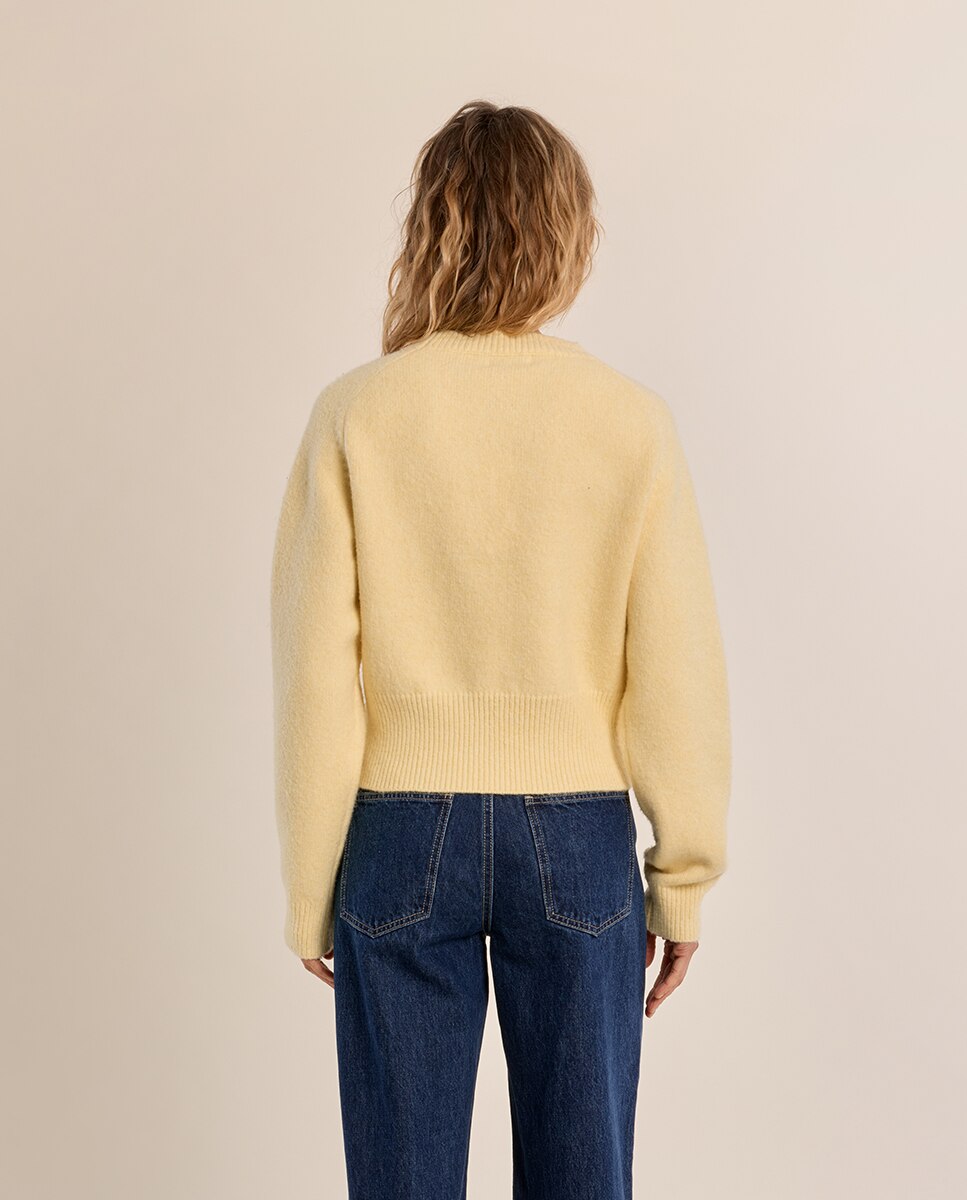 Jersey de mujer liso de manga larga - Molly Bracken - Amarillo Amarillo-4