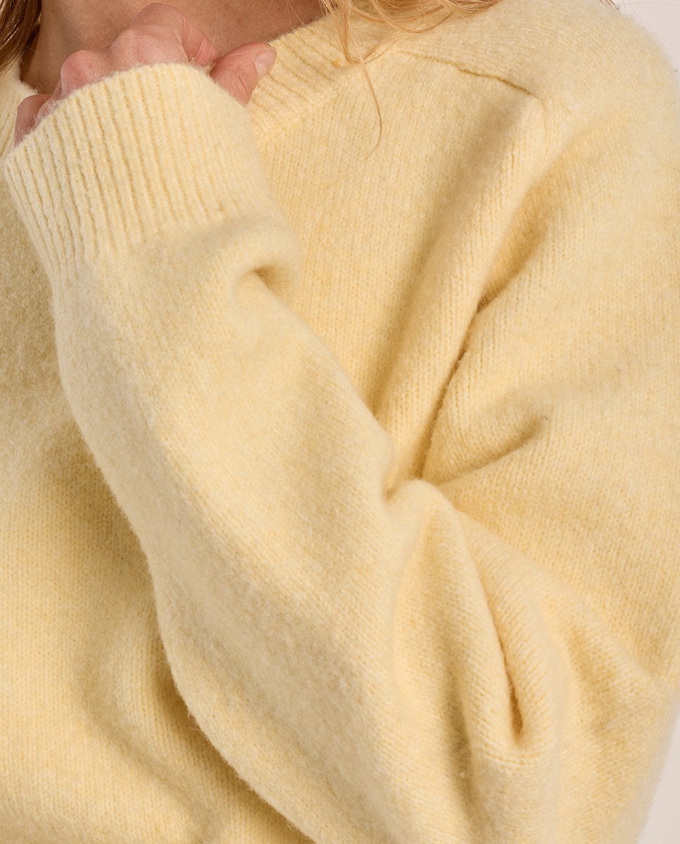 Jersey de mujer liso de manga larga - Molly Bracken - Amarillo Amarillo-5