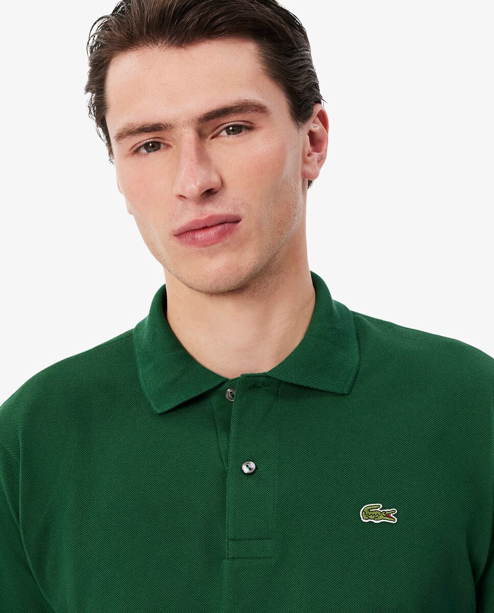 Polo de hombre original de corte clásico de manga corta - Lacoste - Verde oscuro Verde oscuro-3