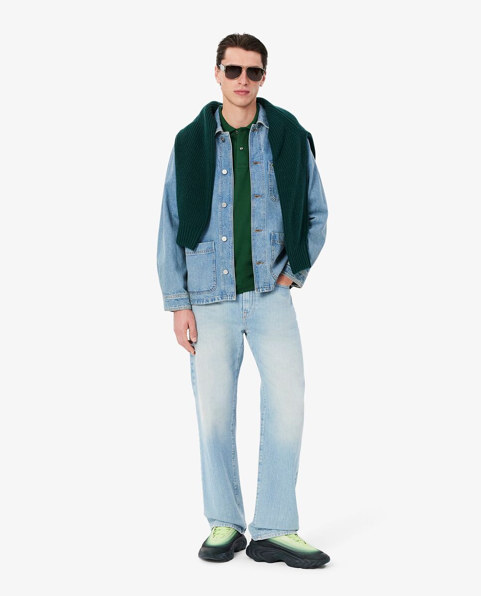 Polo de hombre original de corte clásico de manga corta - Lacoste - Verde oscuro Verde oscuro-4