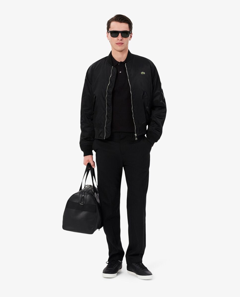 Polo de hombre de corte clásico de manga larga - Lacoste - Negro Negro-4