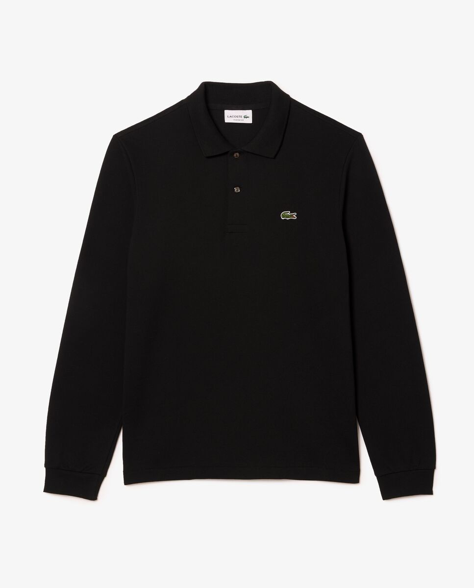 Polo de hombre de corte clásico de manga larga - Lacoste - Negro Negro-6