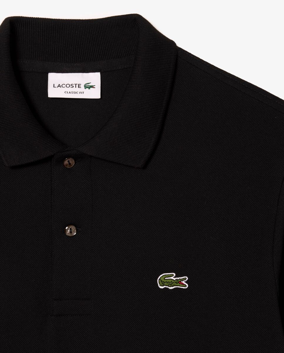 Polo de hombre de corte clásico de manga larga - Lacoste - Negro Negro-5