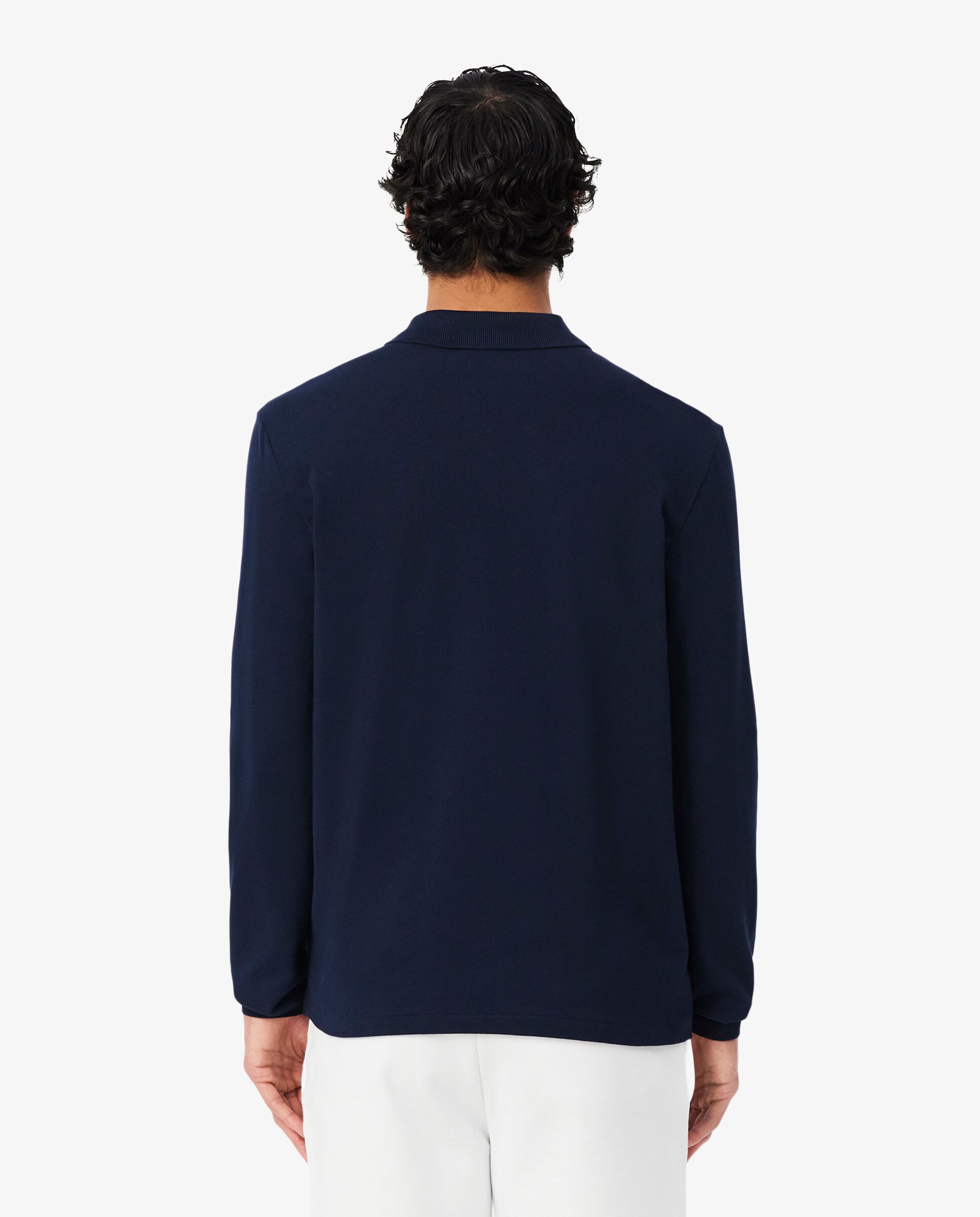 Polo de hombre de corte clásico de manga larga - Lacoste - Azul marino Azul marino-2