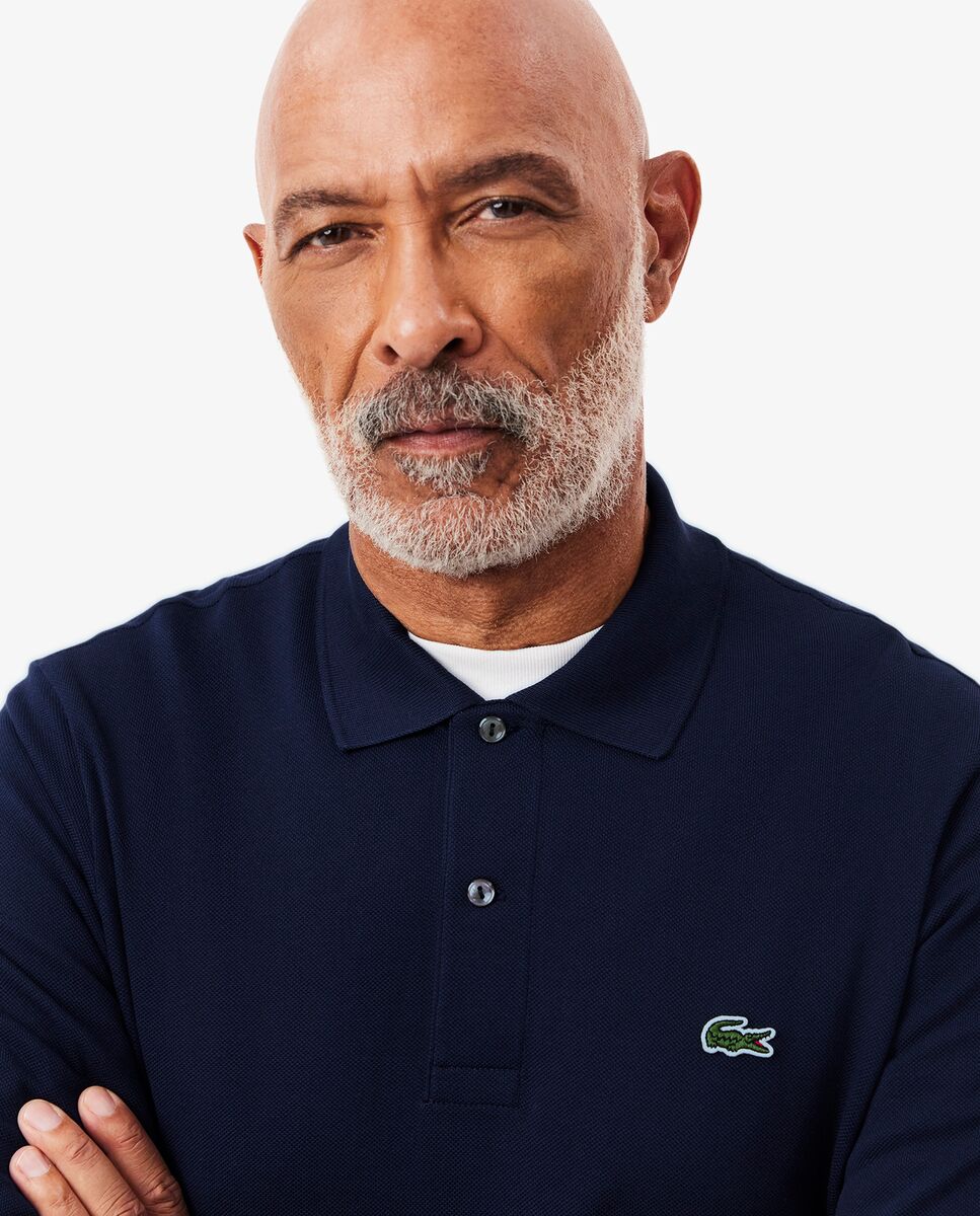 Polo de hombre de corte clásico de manga larga - Lacoste - Azul marino Azul marino-3