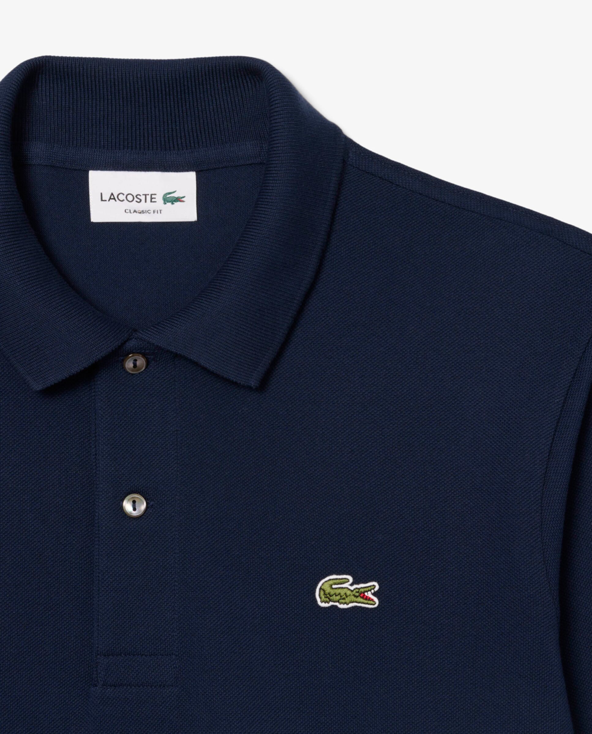 Polo de hombre de corte clásico de manga larga - Lacoste - Azul marino Azul marino-6
