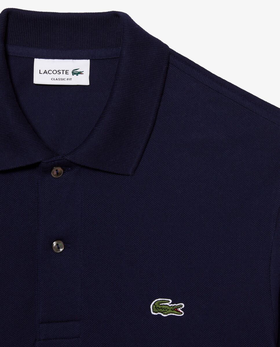 Polo de hombre de corte clásico de manga larga - Lacoste - Azul marino Azul marino-5
