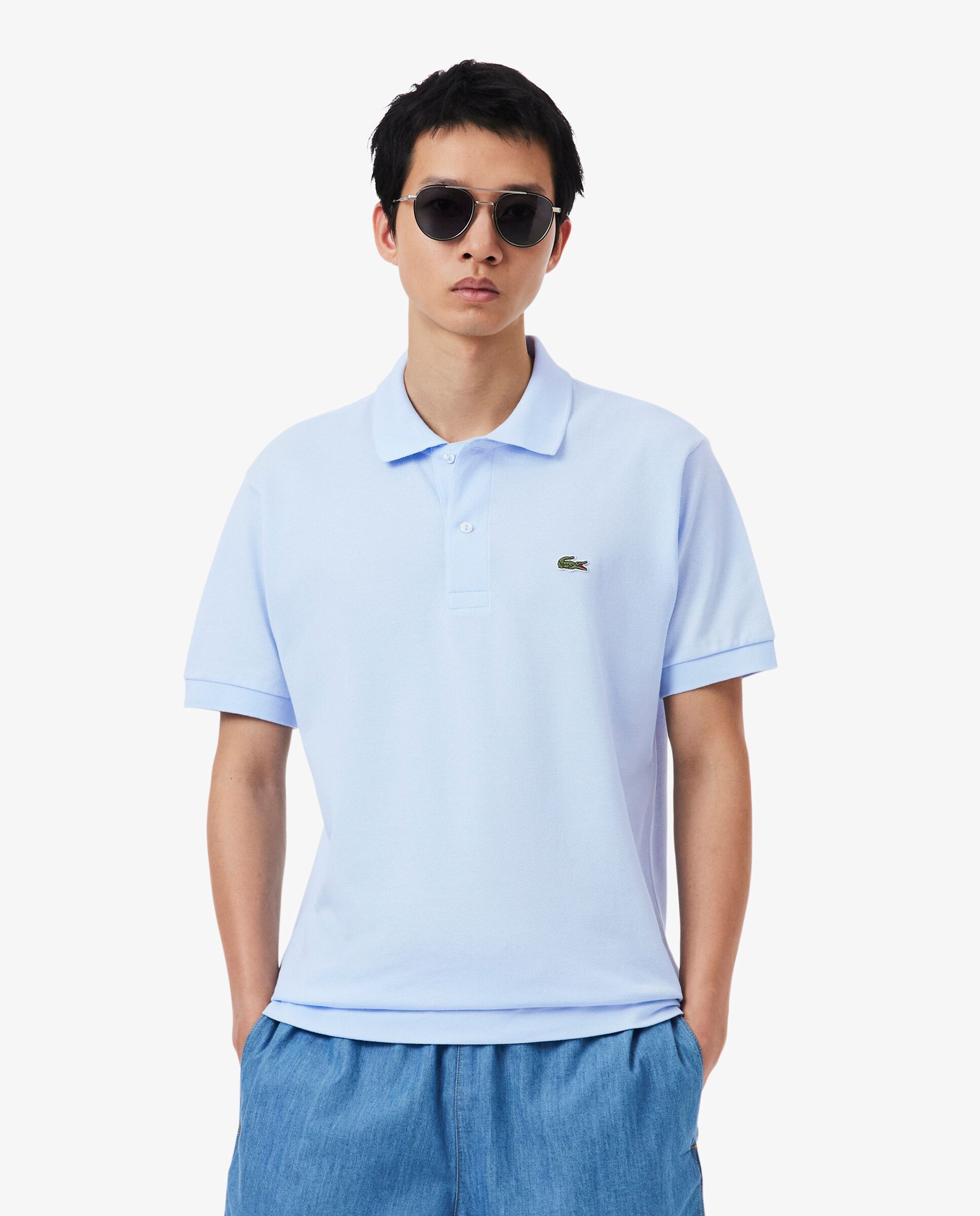 Imagen 1 de Polo de hombre original de corte clásico de manga corta - Lacoste - Azul claro Azul claro