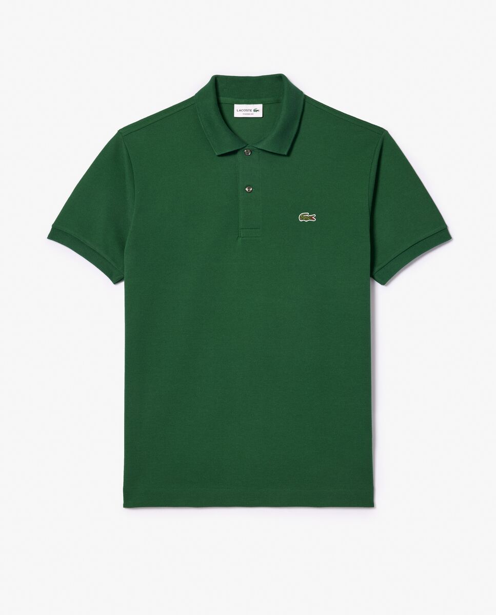 Polo de hombre original de corte clásico de manga corta - Lacoste - Verde anticuario Verde anticuario-6