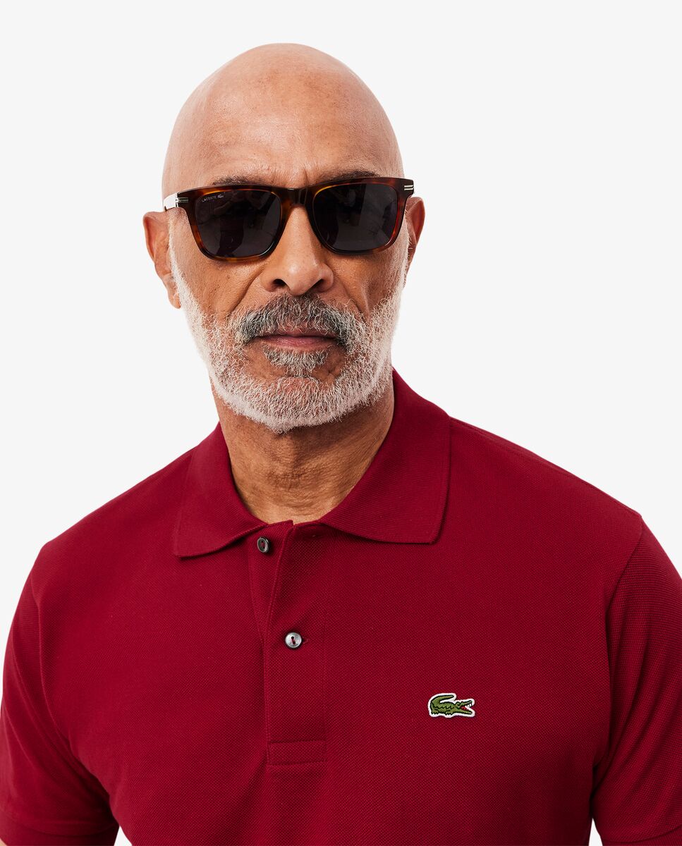 Polo de hombre original de corte clásico de manga corta - Lacoste - Burdeos Burdeos-3
