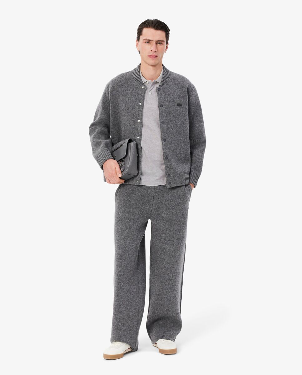 Polo de hombre de corte clásico de manga larga - Lacoste - Gris claro Gris claro-4