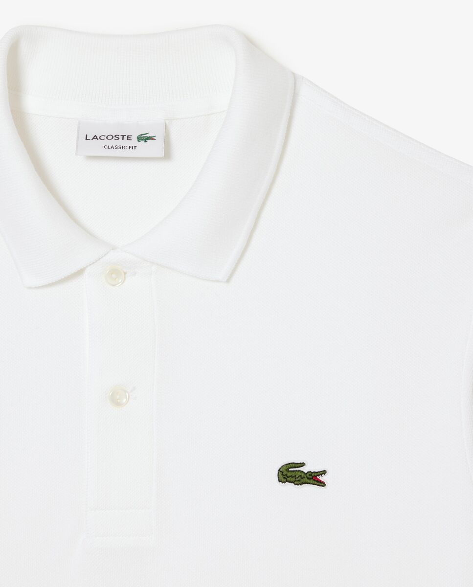 Polo de hombre de corte clásico de manga larga - Lacoste - Blanco Blanco-5
