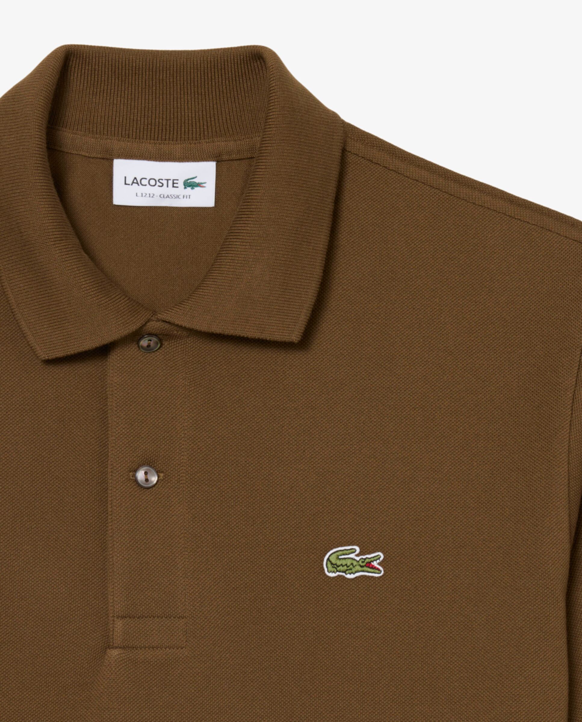 Polo de hombre original de corte clásico de manga corta - Lacoste - Nuez Nuez-5