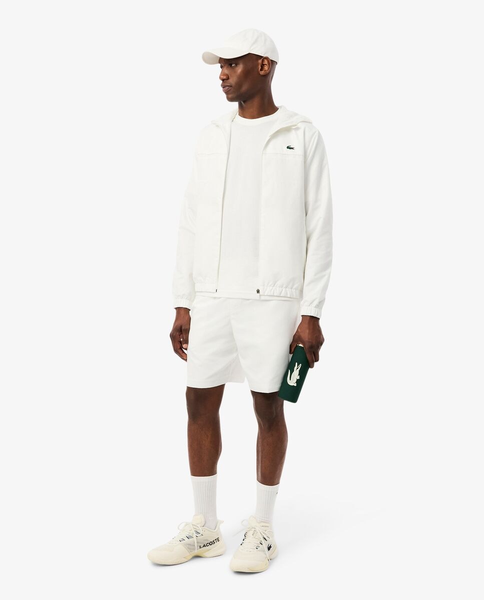 Pantalón de hombre corto de tenis de tafetán de rombos ligero - Lacoste - Blanco Blanco-4