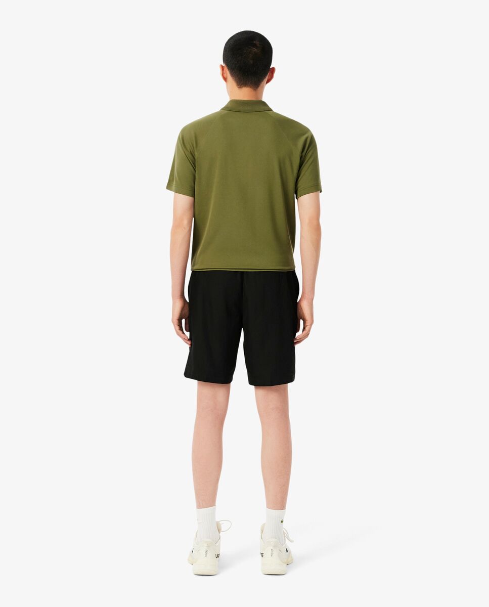Pantalón de hombre corto de tenis de tafetán de rombos ligero - Lacoste - Negro Negro-2