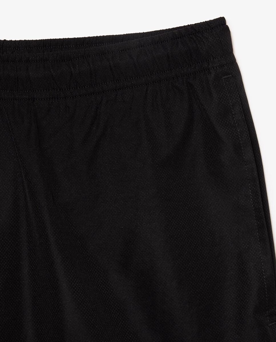 Pantalón de hombre corto de tenis de tafetán de rombos ligero - Lacoste - Negro Negro-5