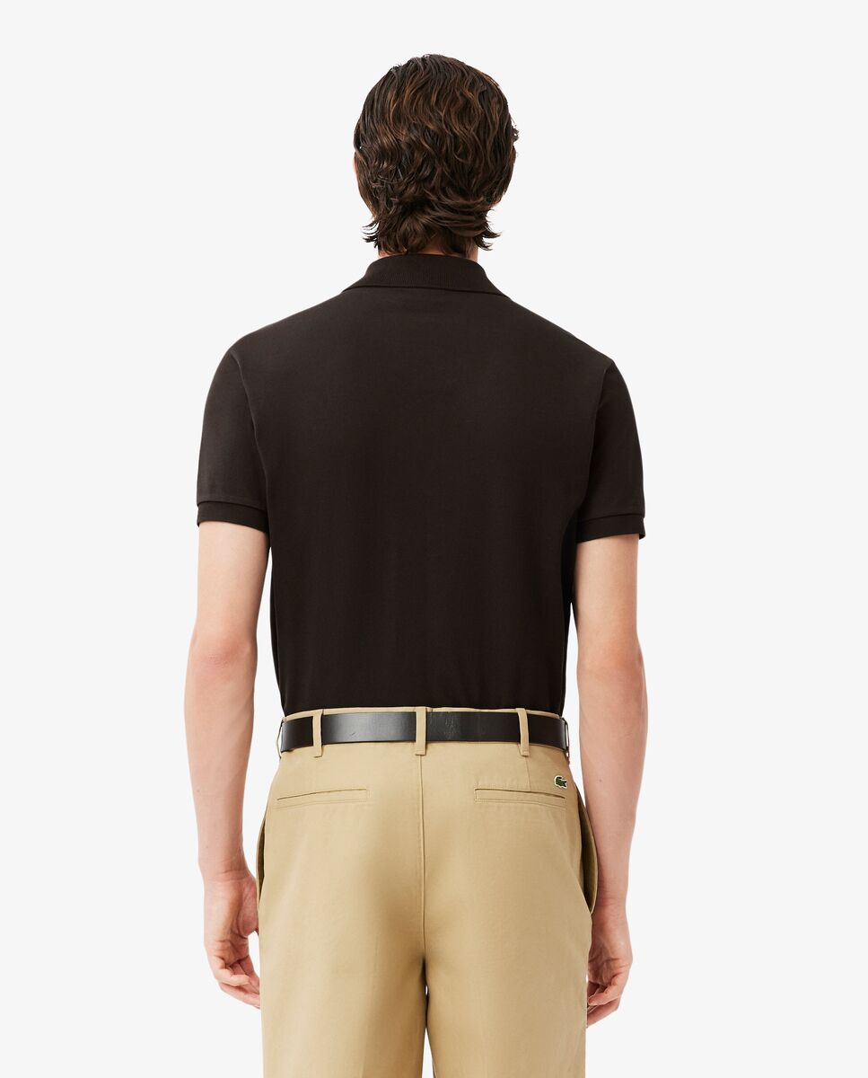 Polo de hombre original de corte clásico de manga corta - Lacoste - Marrón oscuro Marrón oscuro-2