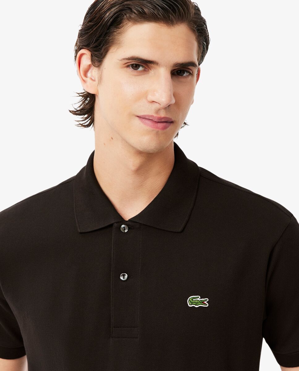 Polo de hombre original de corte clásico de manga corta - Lacoste - Marrón oscuro Marrón oscuro-3