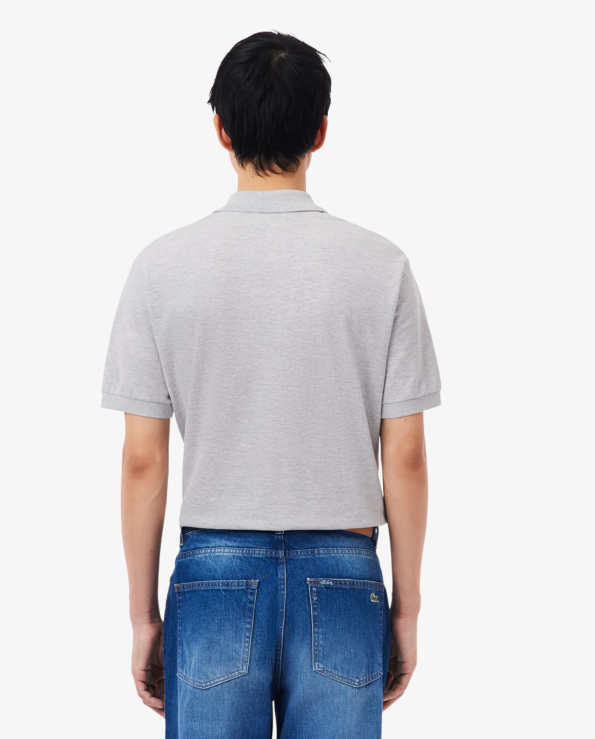 Polo de hombre jaspeado de corte clásico de manga corta - Lacoste - Piedra Piedra-2