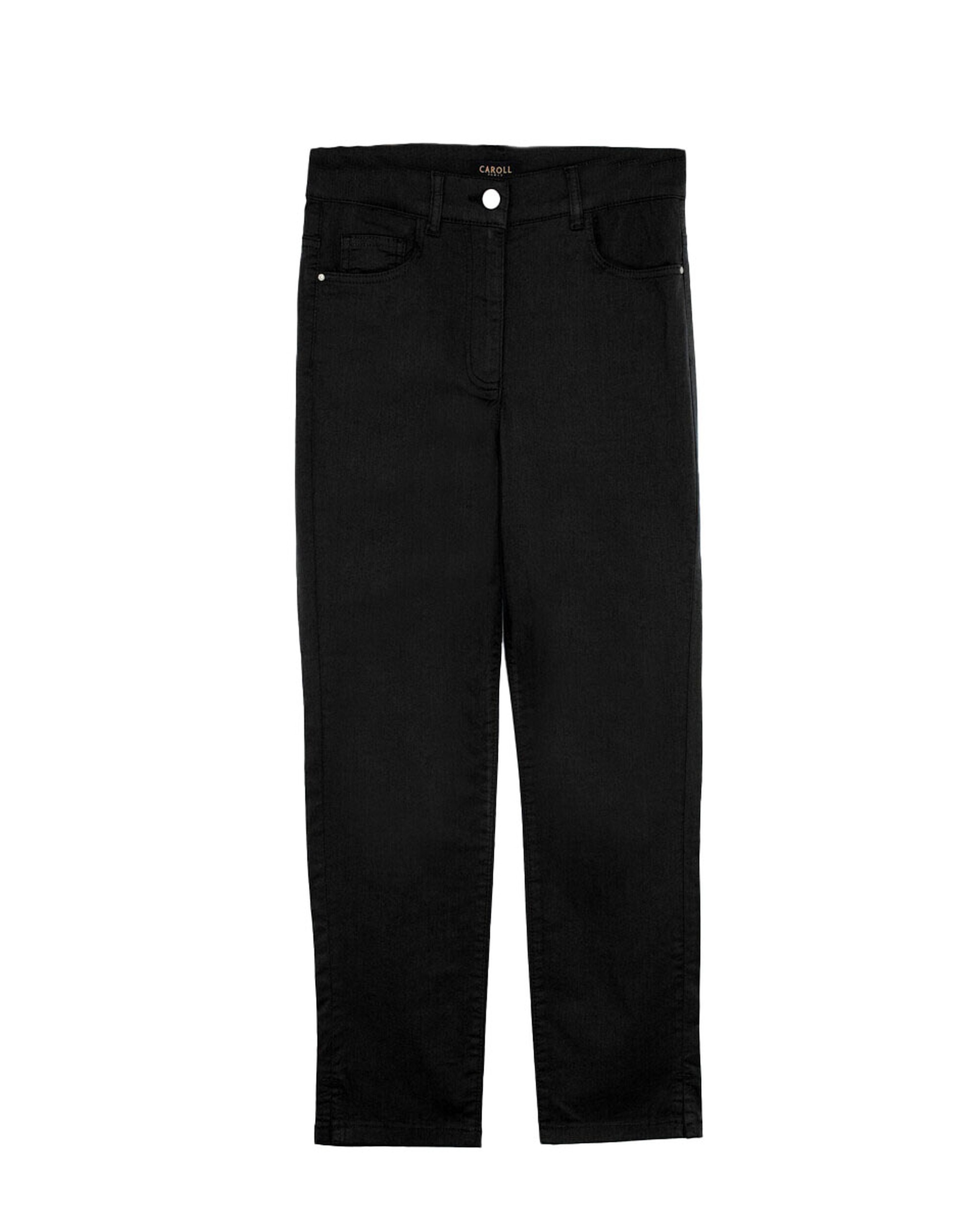 Pantalón de mujer 5 bolsillos skinny estilo 7/8 - Caroll - Negro Negro-4