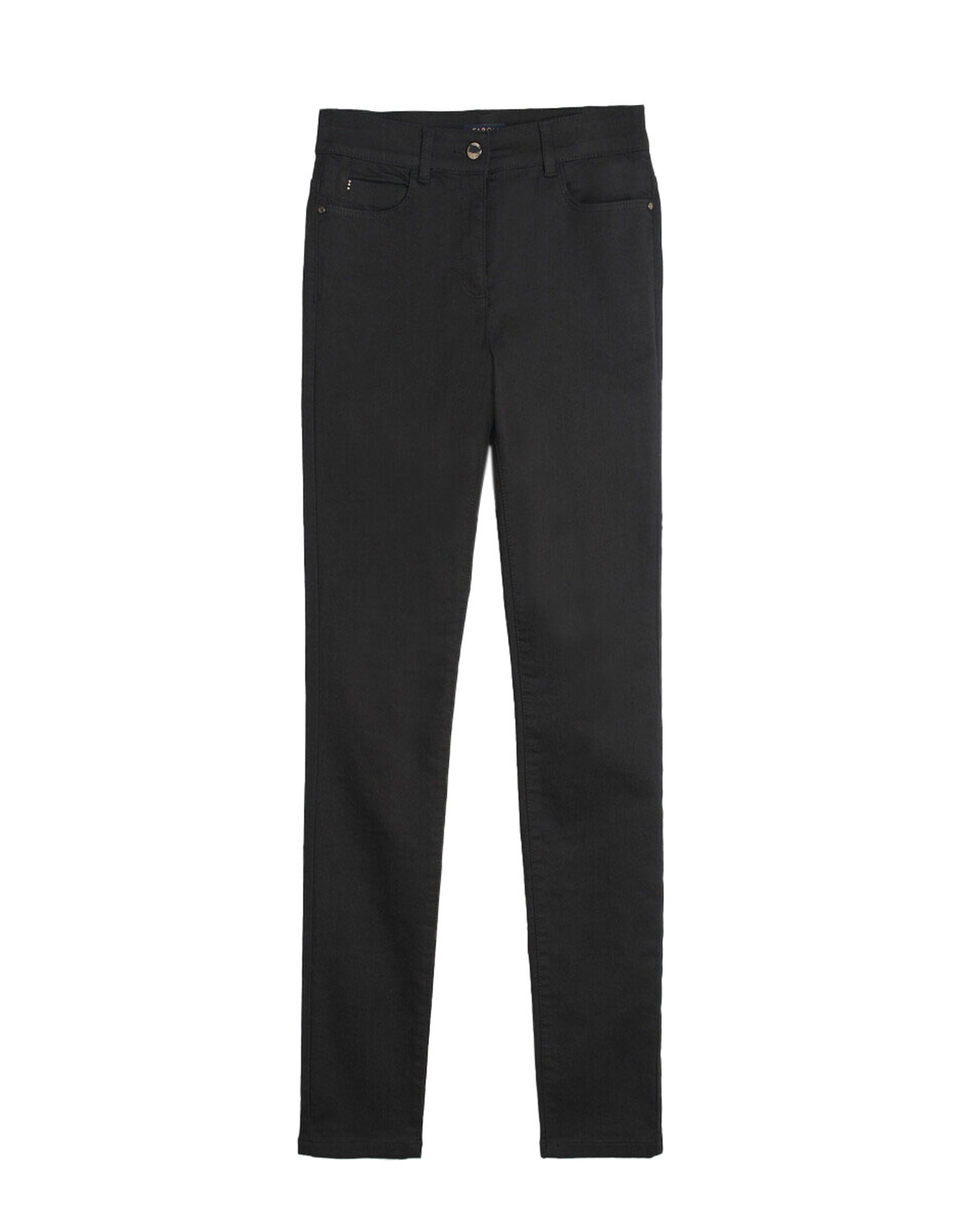 Pantalón pitillo de mujer liso cinco bolsillos - Caroll - Negro Negro-3