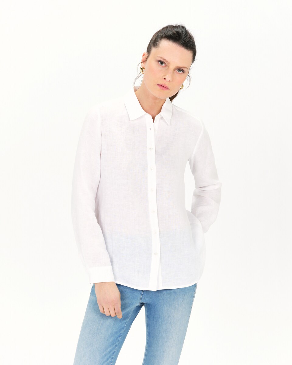 Camisa de mujer 100% lino de manga larga · Caroll · El Corte Inglés - Main Image