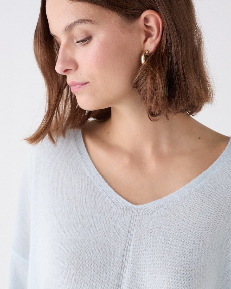 Jersey de mujer 100% cashmere con escote pico · Caroll · El Corte