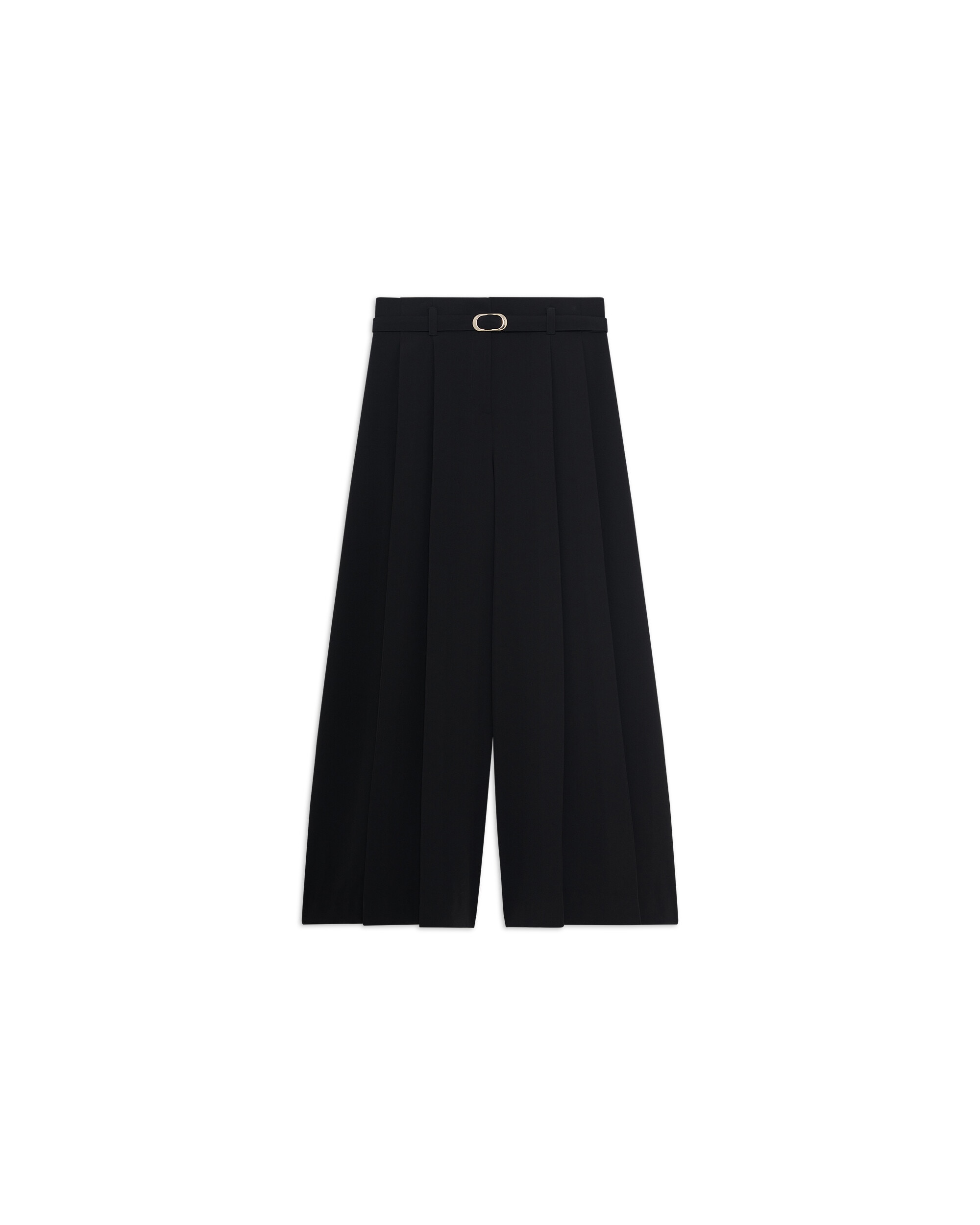 Pantalón de mujer de corte ancho estilo 7/8 - Caroll - Negro Negro-4