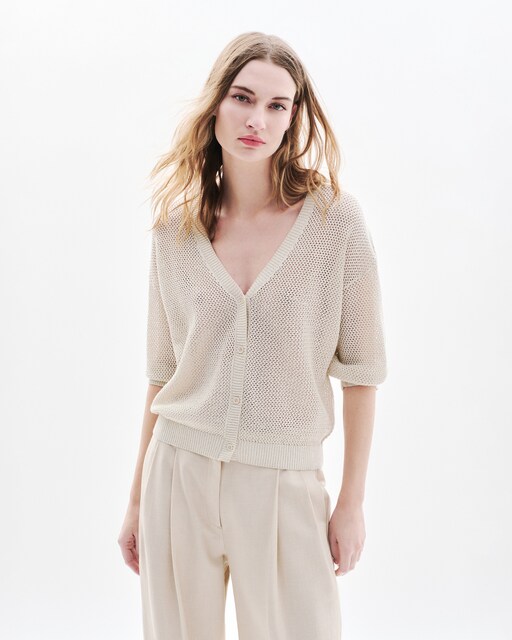 Jersey Caroll Para Mujer - Rayas Azul Y Blanco, Estilo Marinero, En Viscosa Y Poliéster