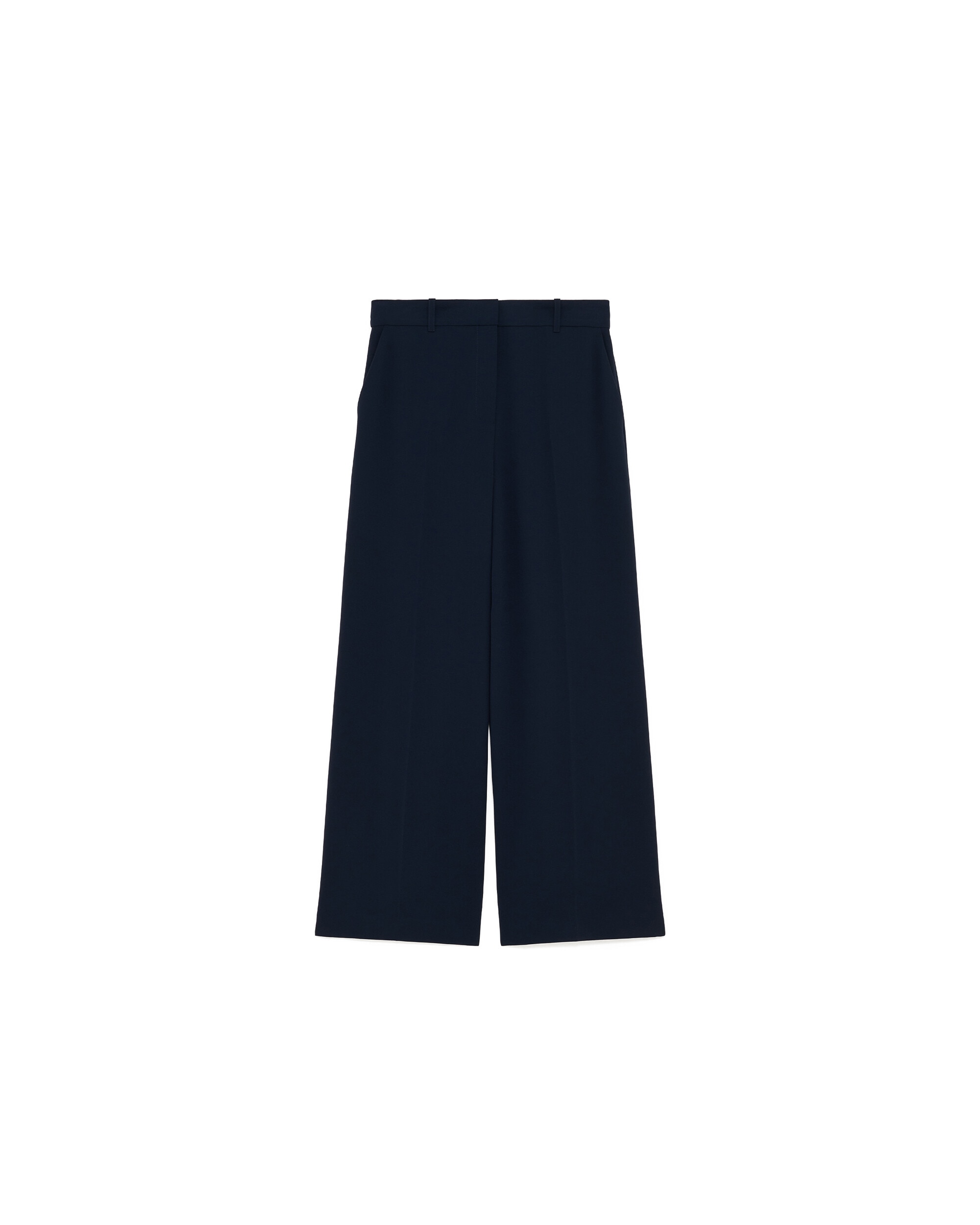 Pantalón de mujer de corte ancho estilo 7/8 - Caroll - Azul marino Azul marino-3
