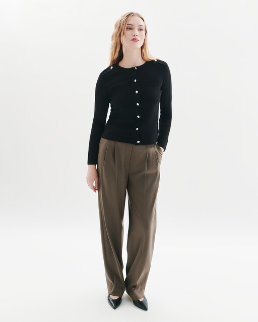 Imagen 0 de Jersey de mujer con botones y trabillas de hombro