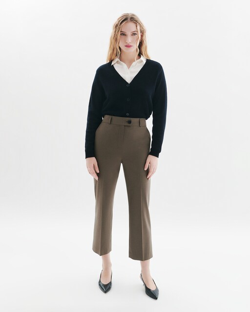 Imagen 0 de Cárdigan de mujer con manga larga y escote pico