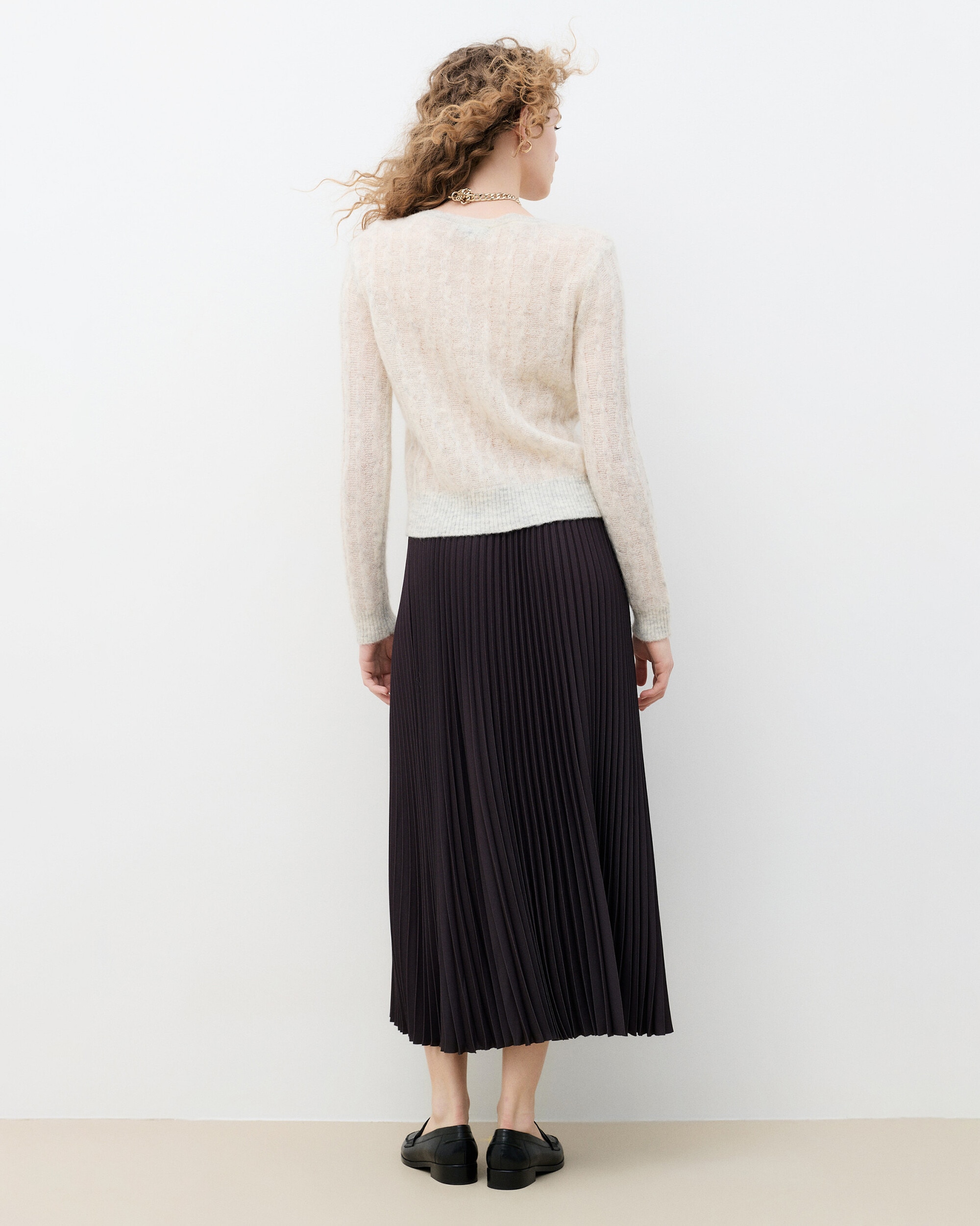 Jersey de mujer con escote redondo - Caroll - Crudo Crudo-2
