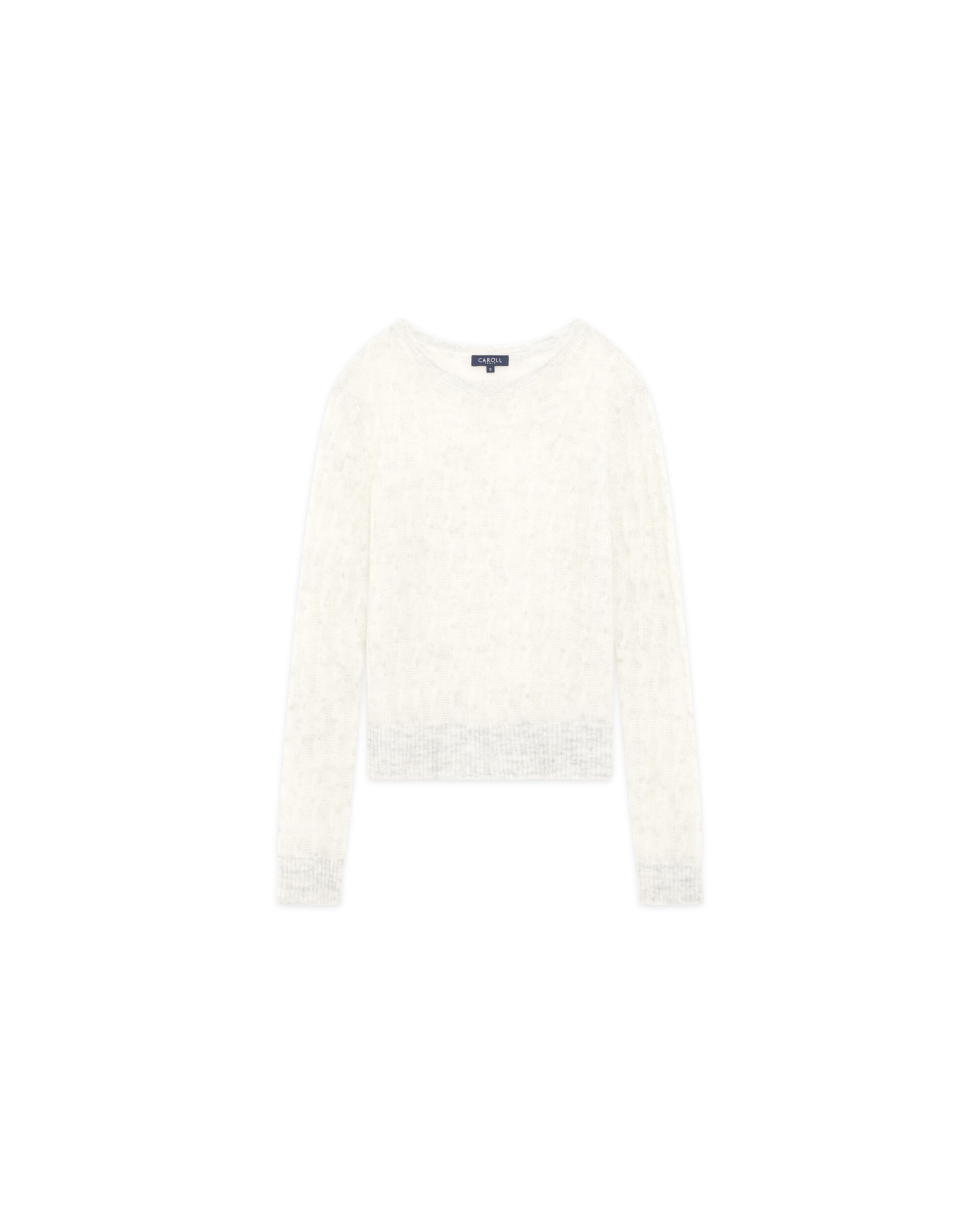 Jersey de mujer con escote redondo - Caroll - Crudo Crudo-4