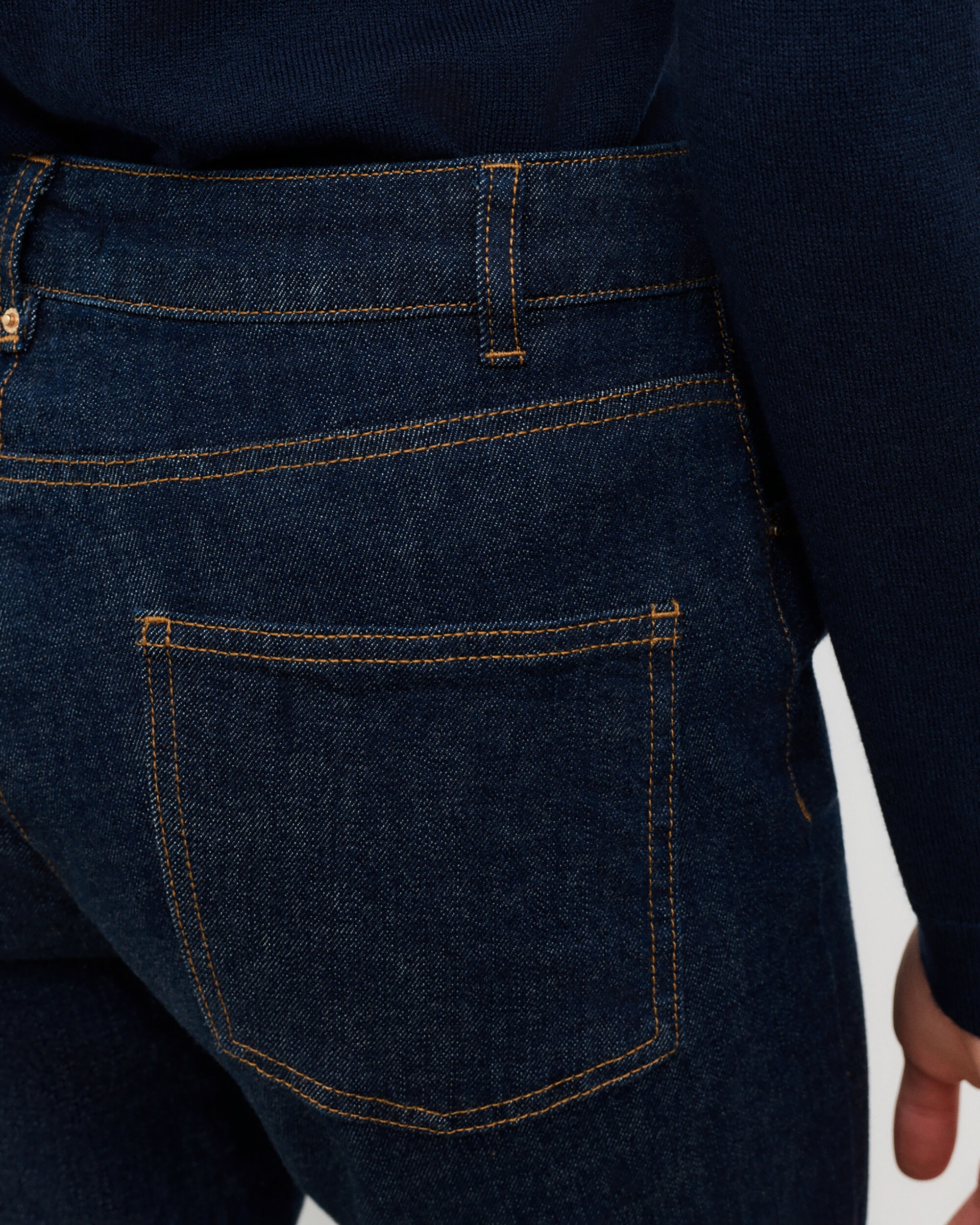 Vaqueros rectos de mujer corte tobillero - Caroll - Azul denim Azul denim-3