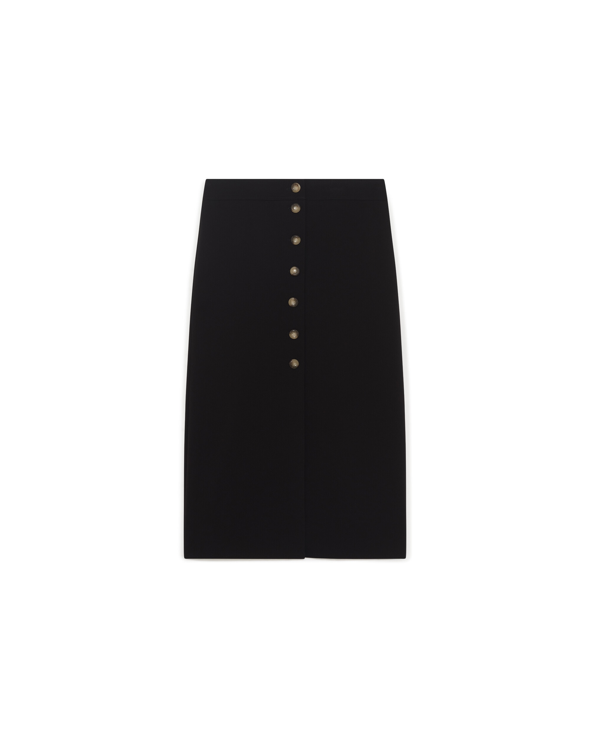 Falda midi con botones - Caroll - Negro Negro-4