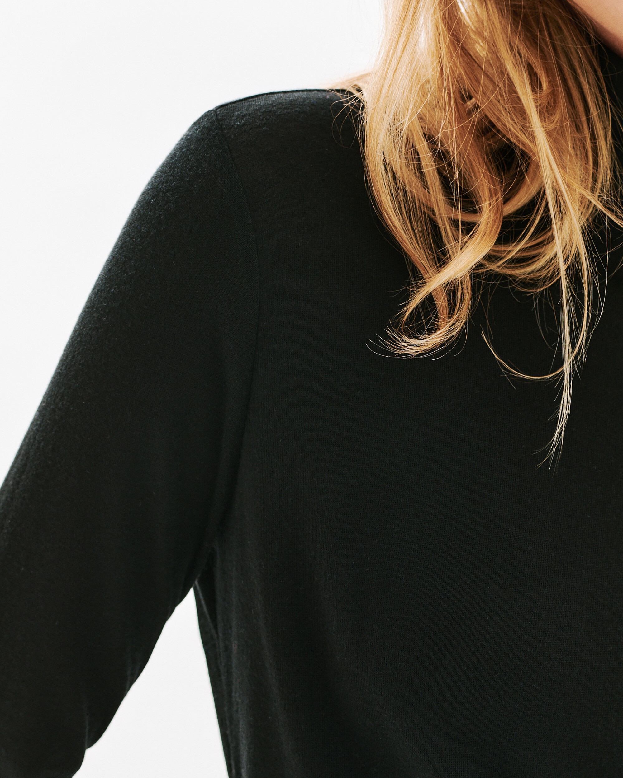 Camiseta de mujer con cuello alto - Caroll - Negro Negro-3