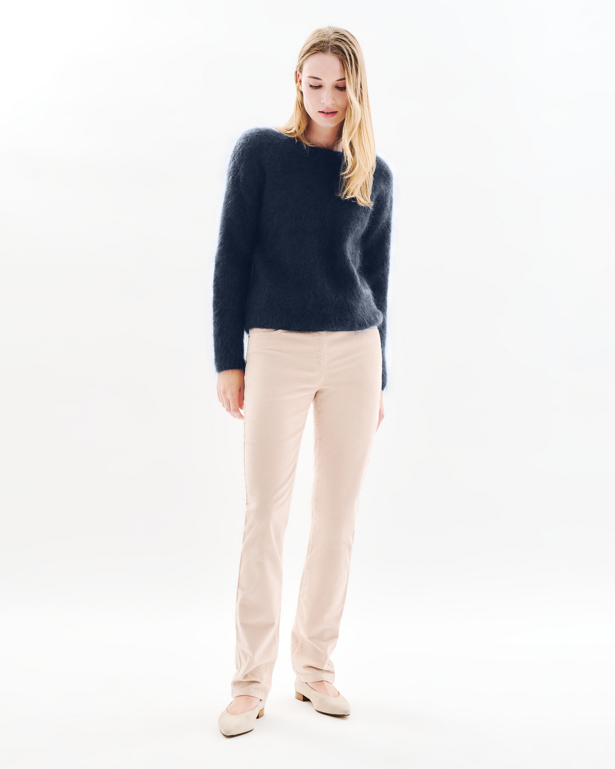 Caroll - Jersey de mujer en mohair efecto cepillado.