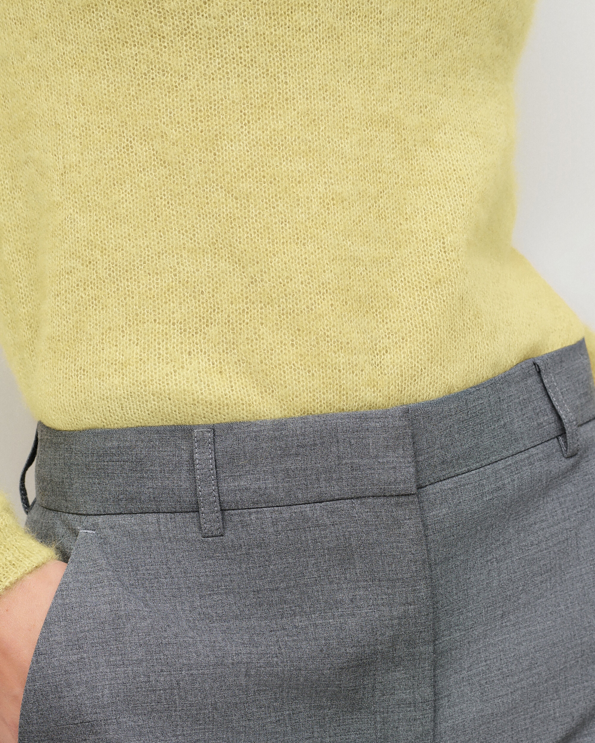 Jersey de mujer con escote barco en alpaca - Caroll - Verde Verde-3