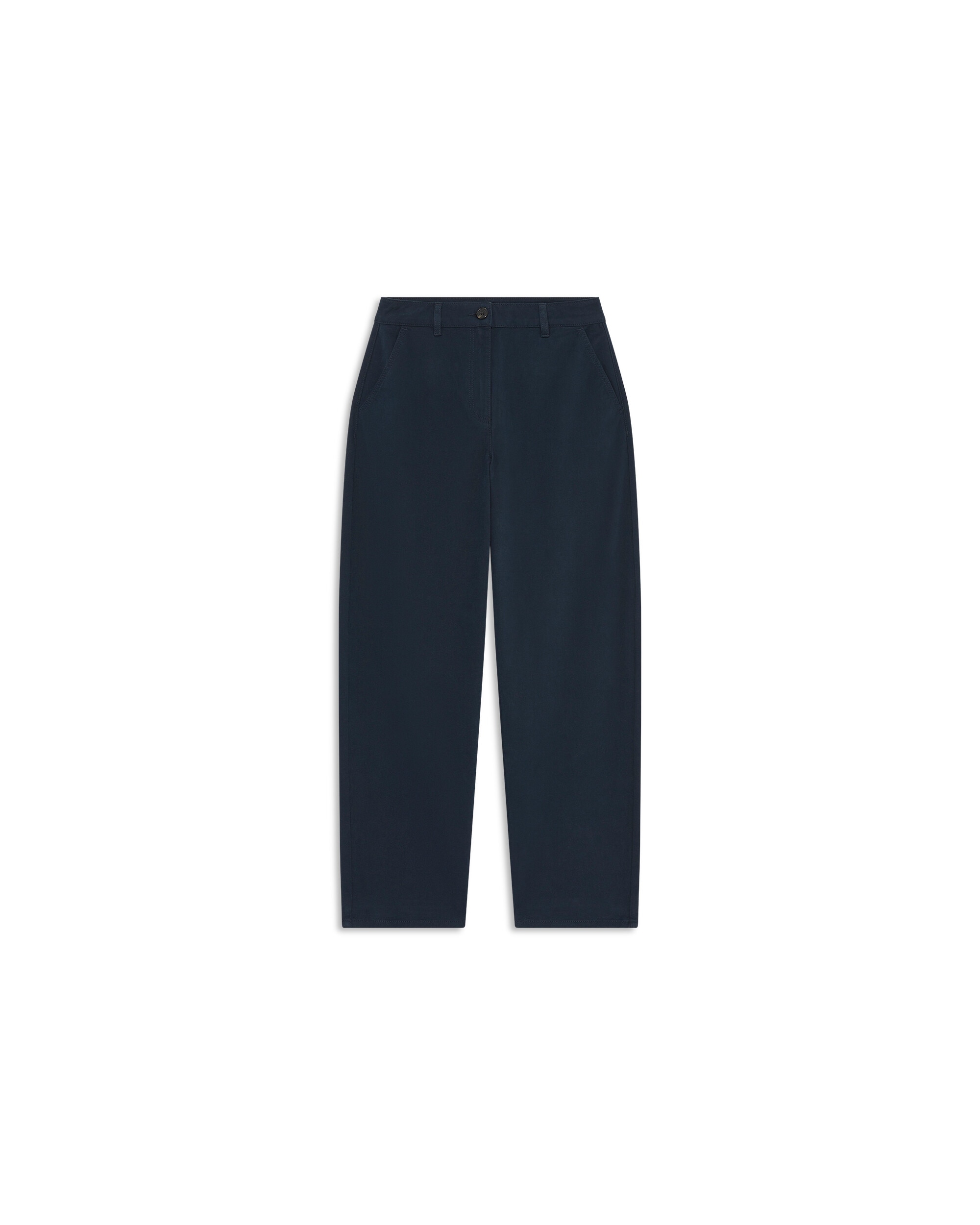 Pantalón recto de mujer corte slim - Caroll - Azul marino Azul marino-4